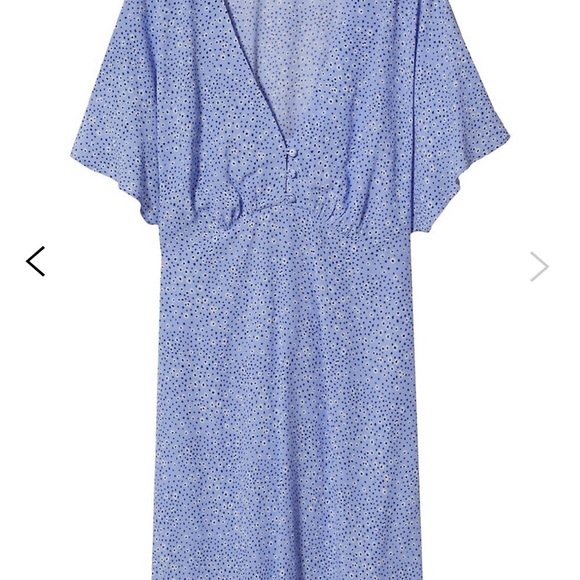 Mango Flower Print Flutter Tea Dress - Picture 6 of 6